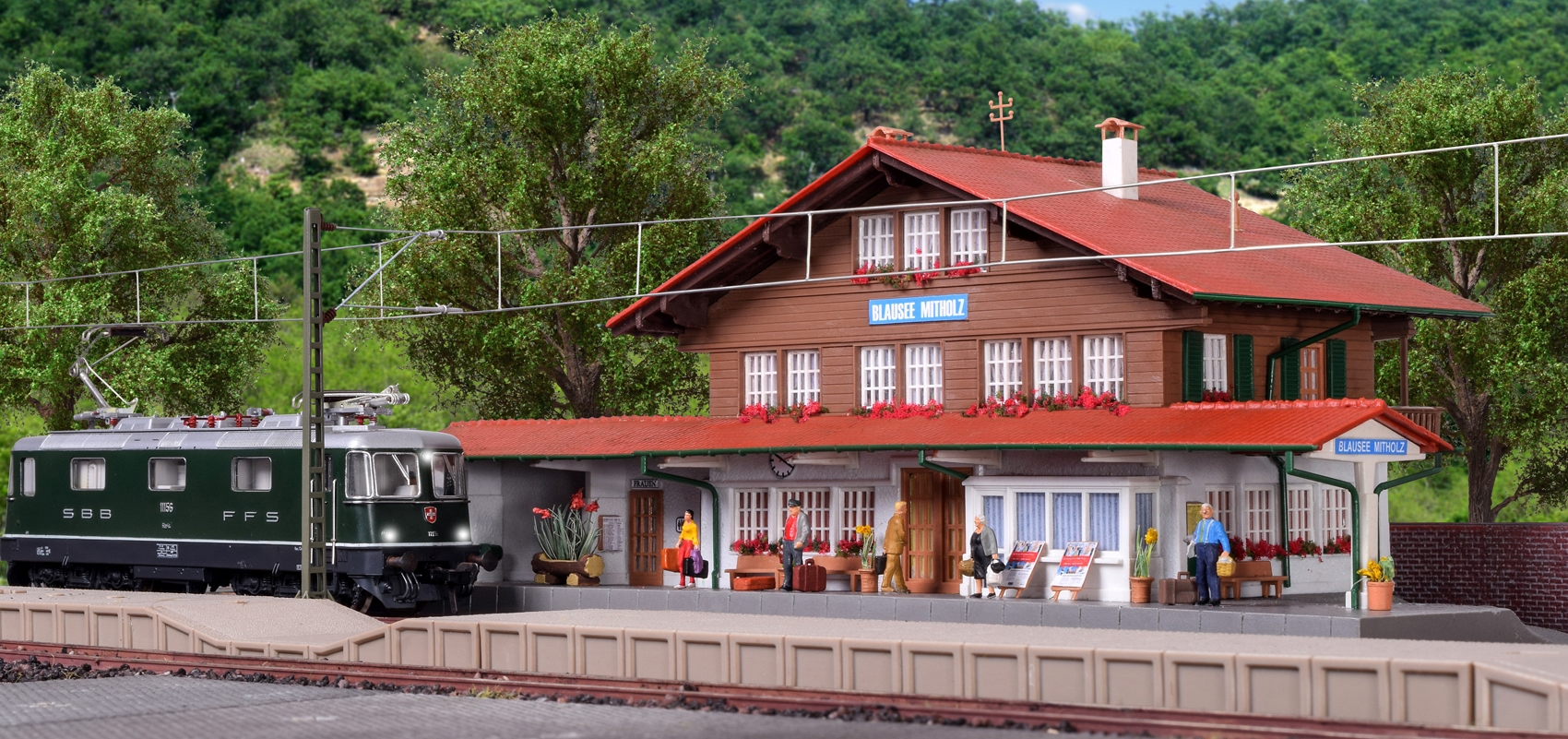 H0 Station Blausee Mitholz Etrains