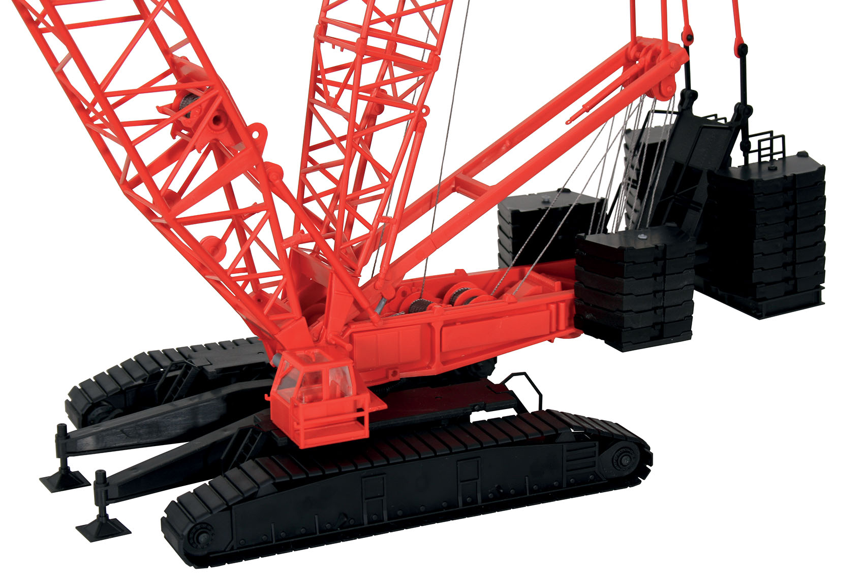 H0 LIEBHERR crawler crane with lattice mast Etrains