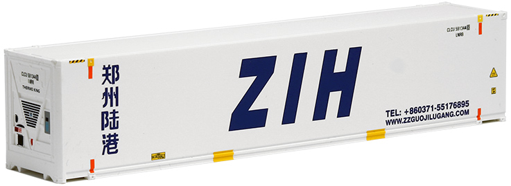 ZIH HO Scale Shipping container 491827-45ft Refrigerated Container 