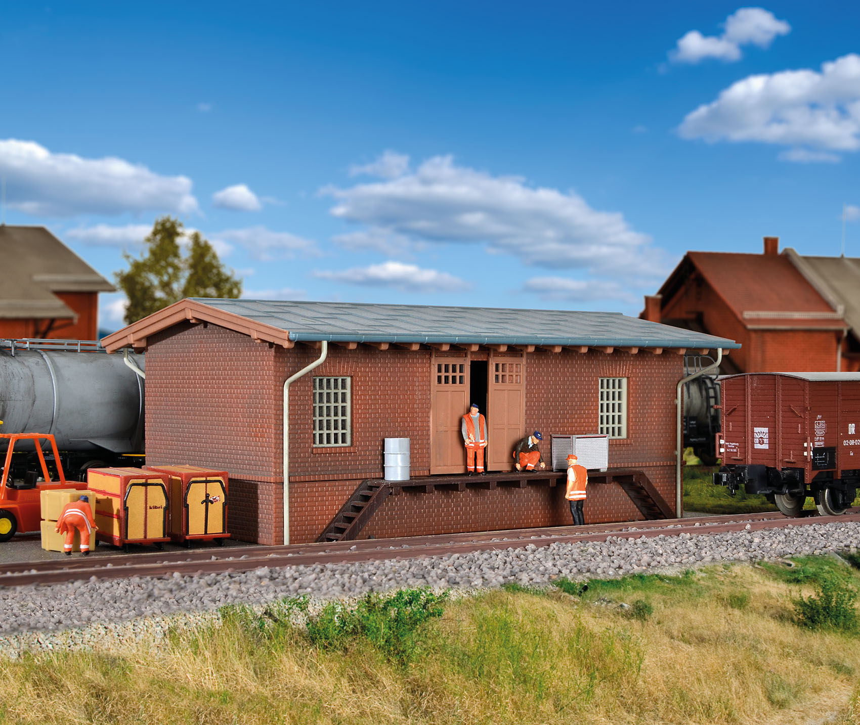 H0 Freight shed Oberzeisel Kit Etrains