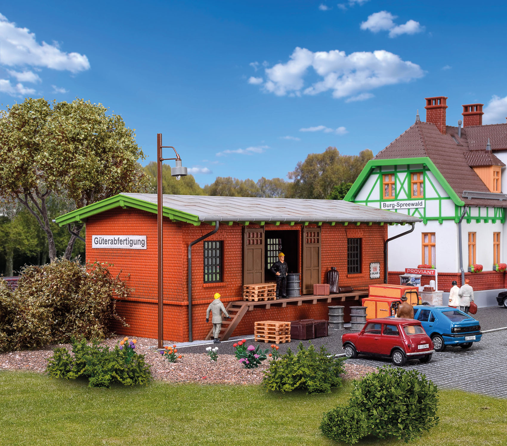 H0 Freight shed BurgSpreewald Kit Etrains