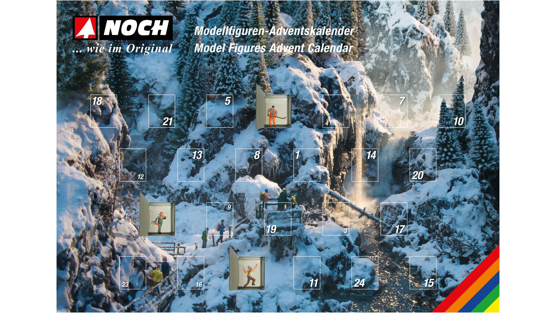 Figures Advent Calendar H0 Etrains