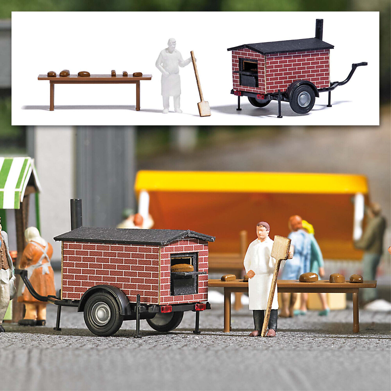 Mobile bread oven Kit Etrains