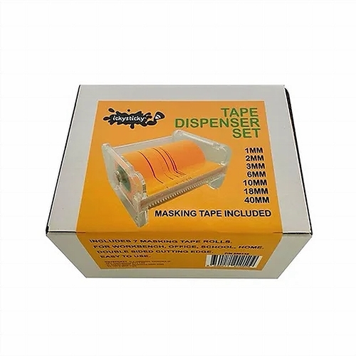 MASKING TAPE DISPENSER SET W/TAPES Etrains