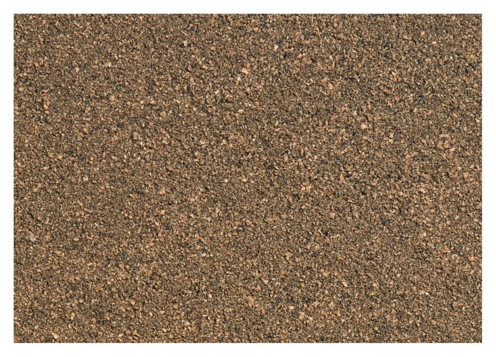 Cork sand, finegrained and elastic for realistic look Etrains