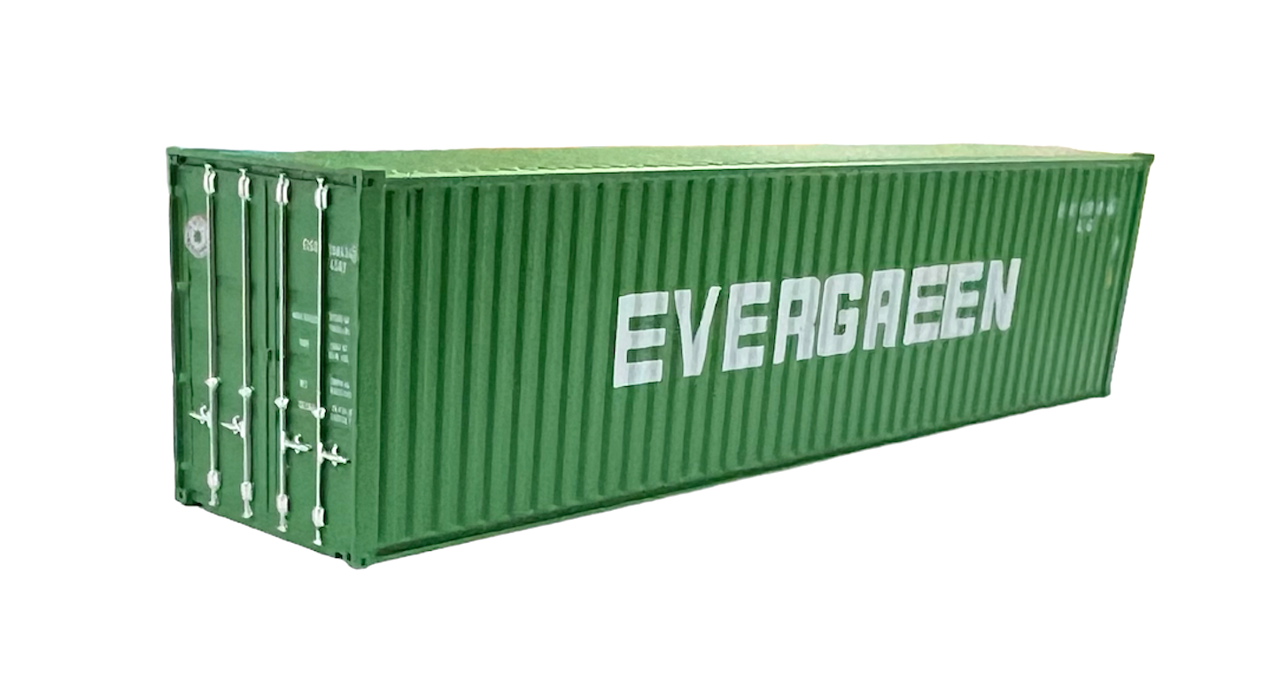 40' Shipping Container EVERGREEN Etrains