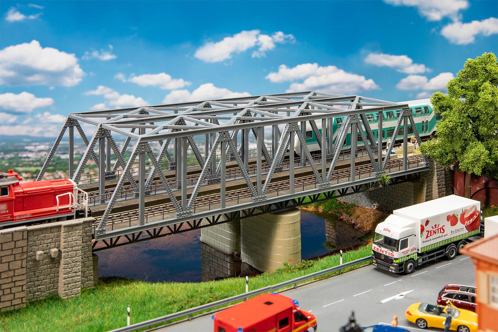 Steel bridge, 2track Kit Etrains