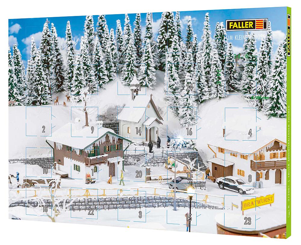 Figures Advent Calendar N Scale E trains Figures Advent Calendar N Scale E trains