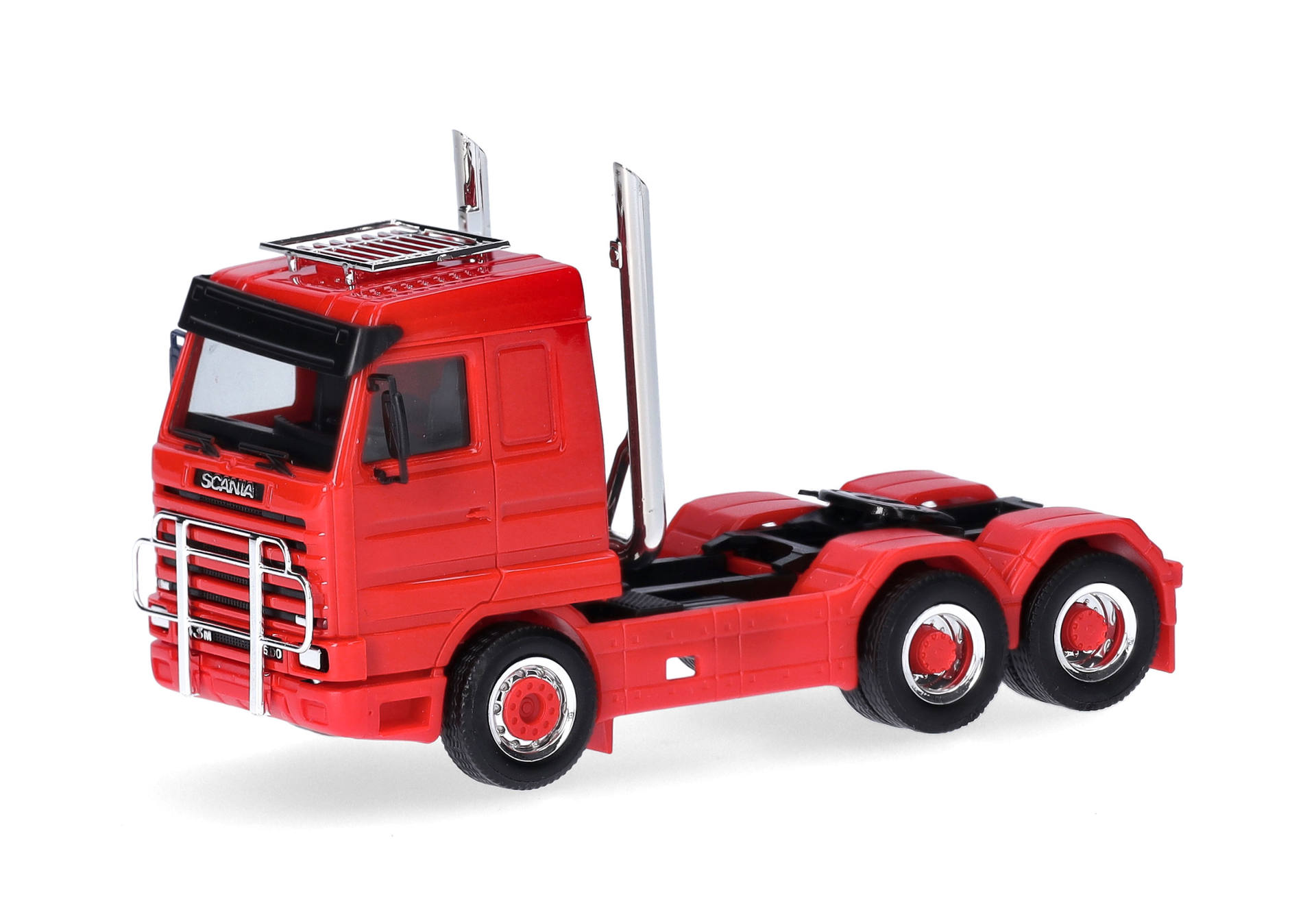 Herpa 316743 Scania 143 Streamline Trattore Stradale 3 Assi - Modellino 1:87 H0 - Rosso