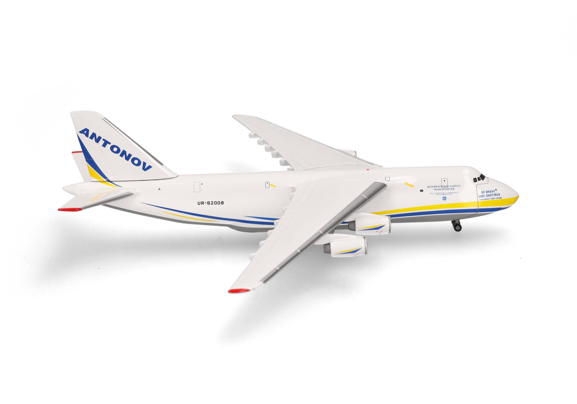 Antonov Airlines Antonov AN-124 "Be brave like Okhtyrka" - 1:500 - E-trains
