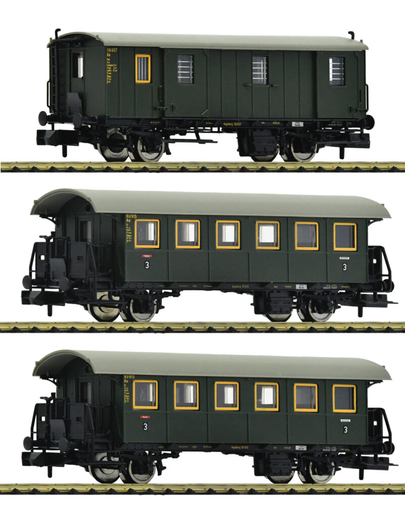 3piece set Passenger train, DB Etrains
